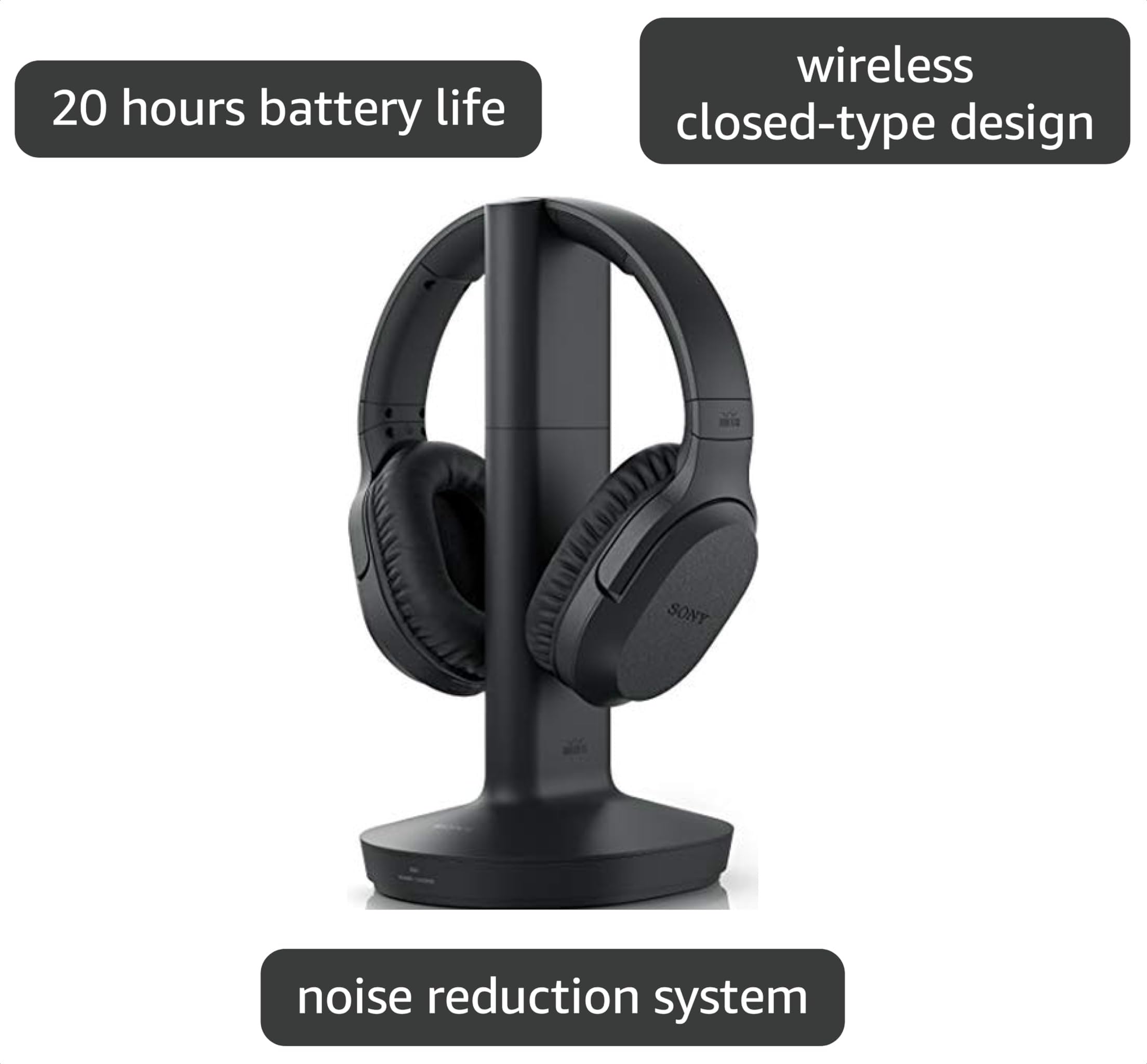 Amazon.com: Sony RF400 Wireless Home Theater Headphones for